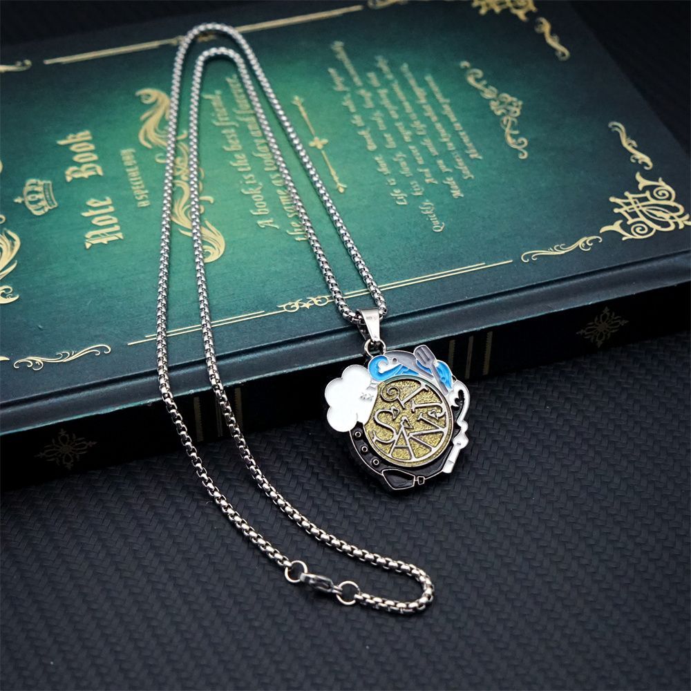 Character Name Keychain Necklace