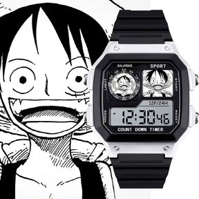 Relógio Esportivo Eletrônico – Luffy