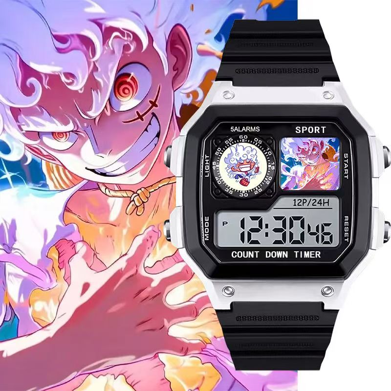 Relógio Esportivo Eletrônico – Luffy