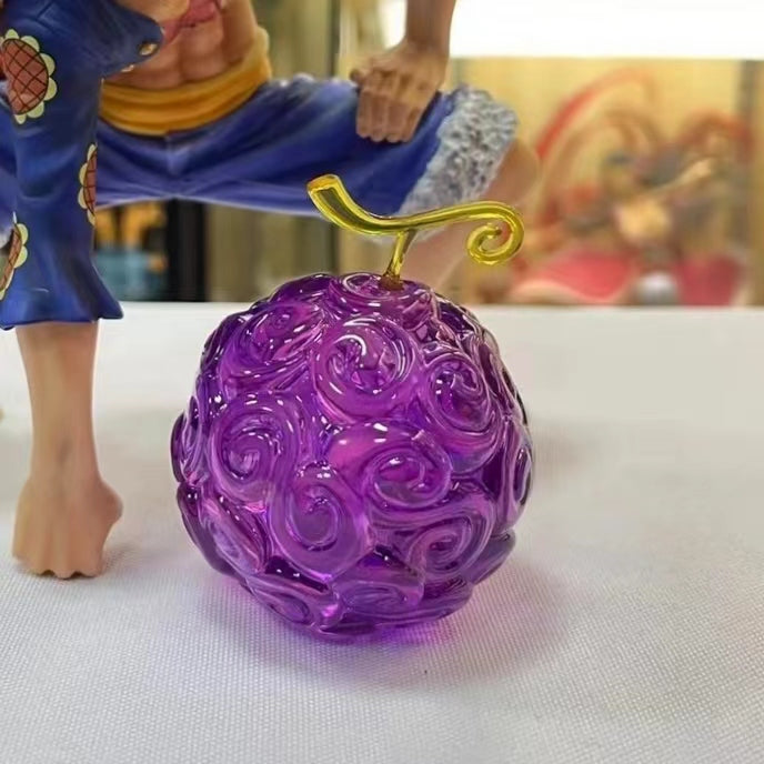 Limited edition,Pure Resin Clear Devil Fruit Figure