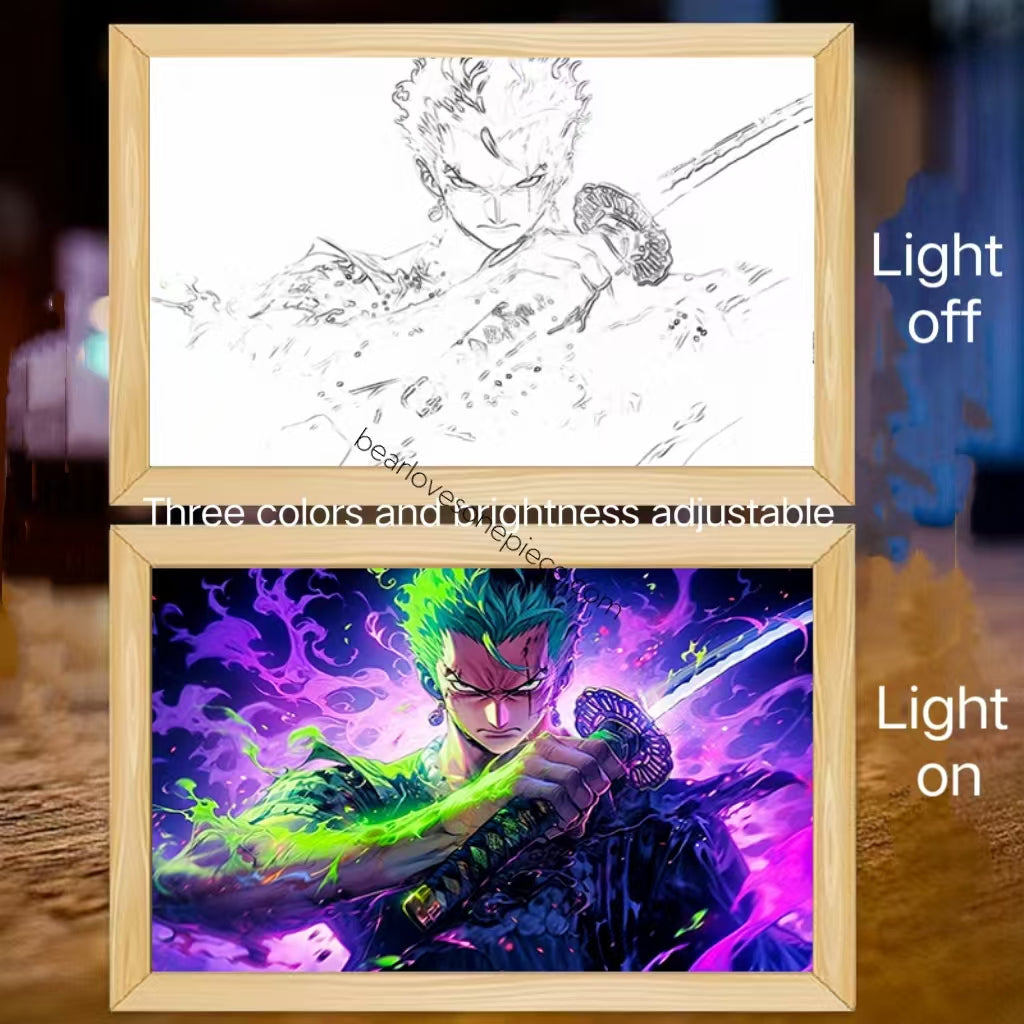 Sketch Art Light Painting Night Light Lamp