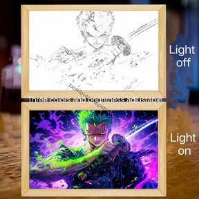 Sketch Art Light Painting Night Light Lamp