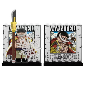 Mini Figura Colecionáveis– Whitebeard Jovem, Kuma e Shanks (Nova Edição)