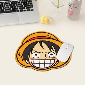 Mousepad fofo com emoji do Luffy