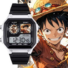 Relógio Esportivo Eletrônico – Luffy