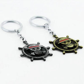 Rotatable Stress Relief Fidget Spinner Straw Hat Keychain