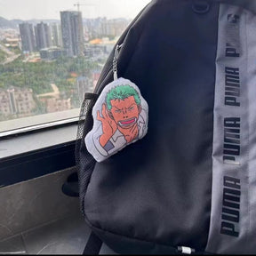 Mosshead Talking Zoro Pendant Plush Toy Keychain