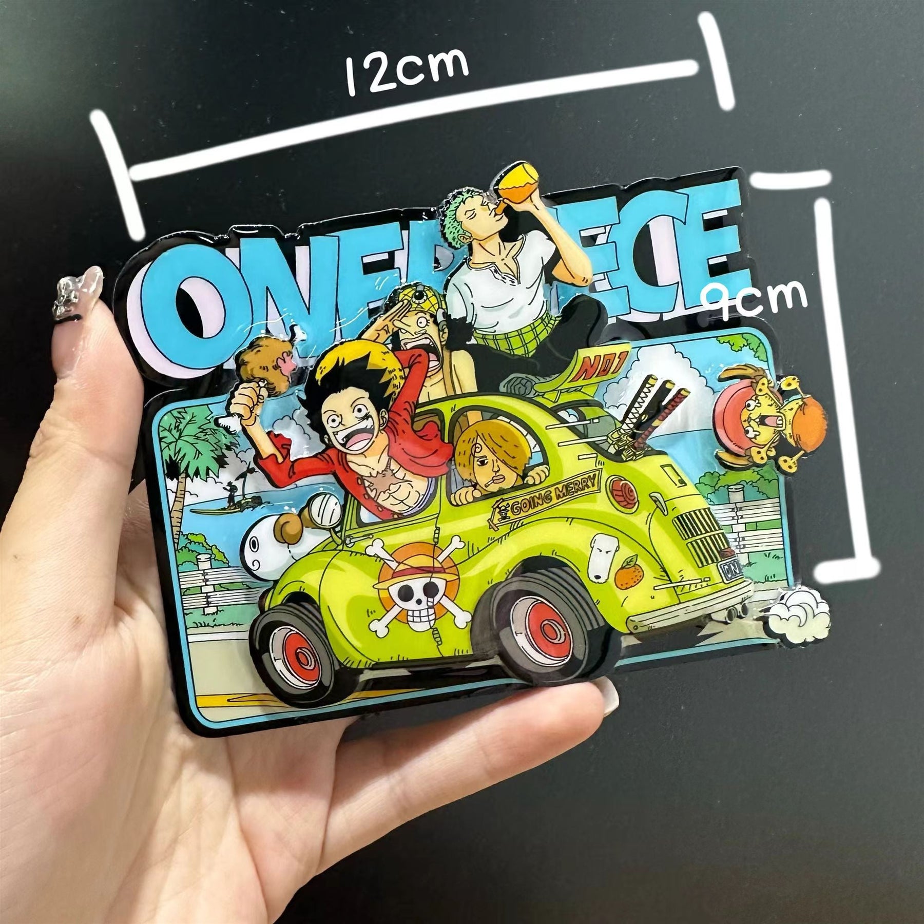Straw Hat Crew 3D Refrigerator Magnet