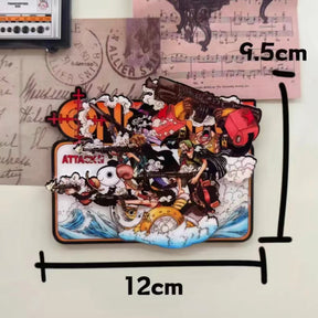 Straw Hat Crew 3D Refrigerator Magnet