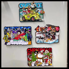 Straw Hat Crew 3D Refrigerator Magnet