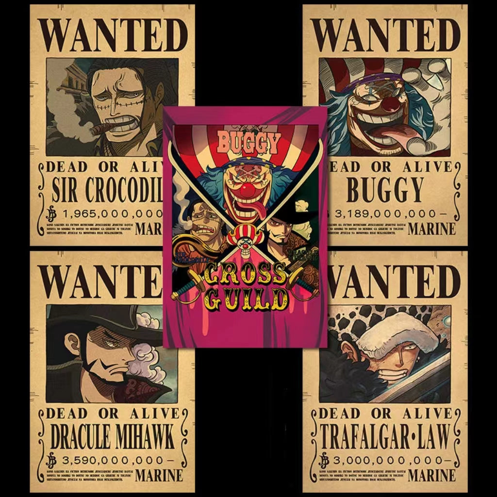 Brand New Kraft paper Wanted Poster,Bounty Poster