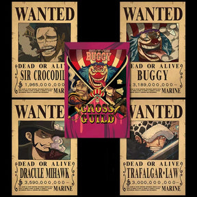 Brand New Kraft paper Wanted Poster,Bounty Poster