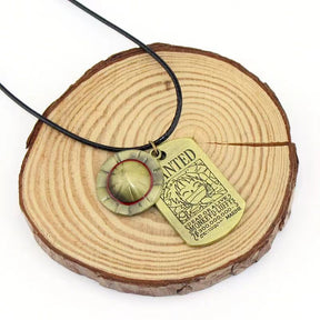 Straw Hat Luffy Dog Tag Keychain,Necklace