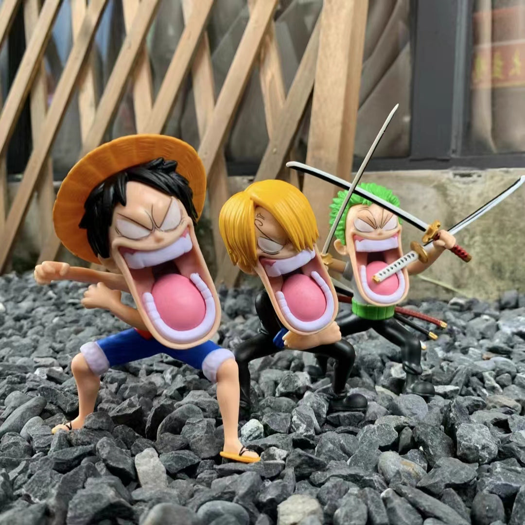 Hungry Brothers Luffy & Zoro & Sanji Figure