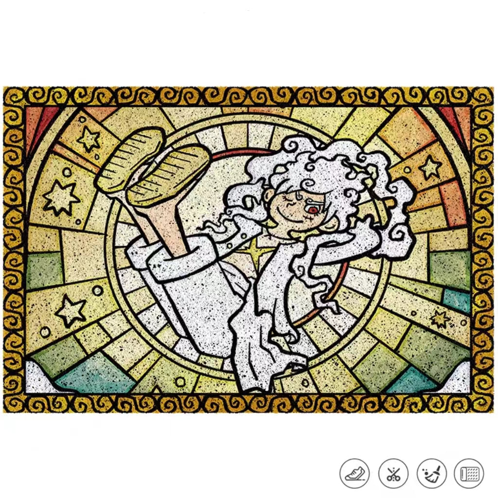 Nika Luffy Floor Doormat, Wire Loop Floor Mat