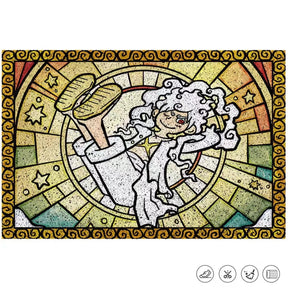 Nika Luffy Floor Doormat, Wire Loop Floor Mat