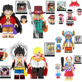 OP Characters Mini Figure Building Block with Background