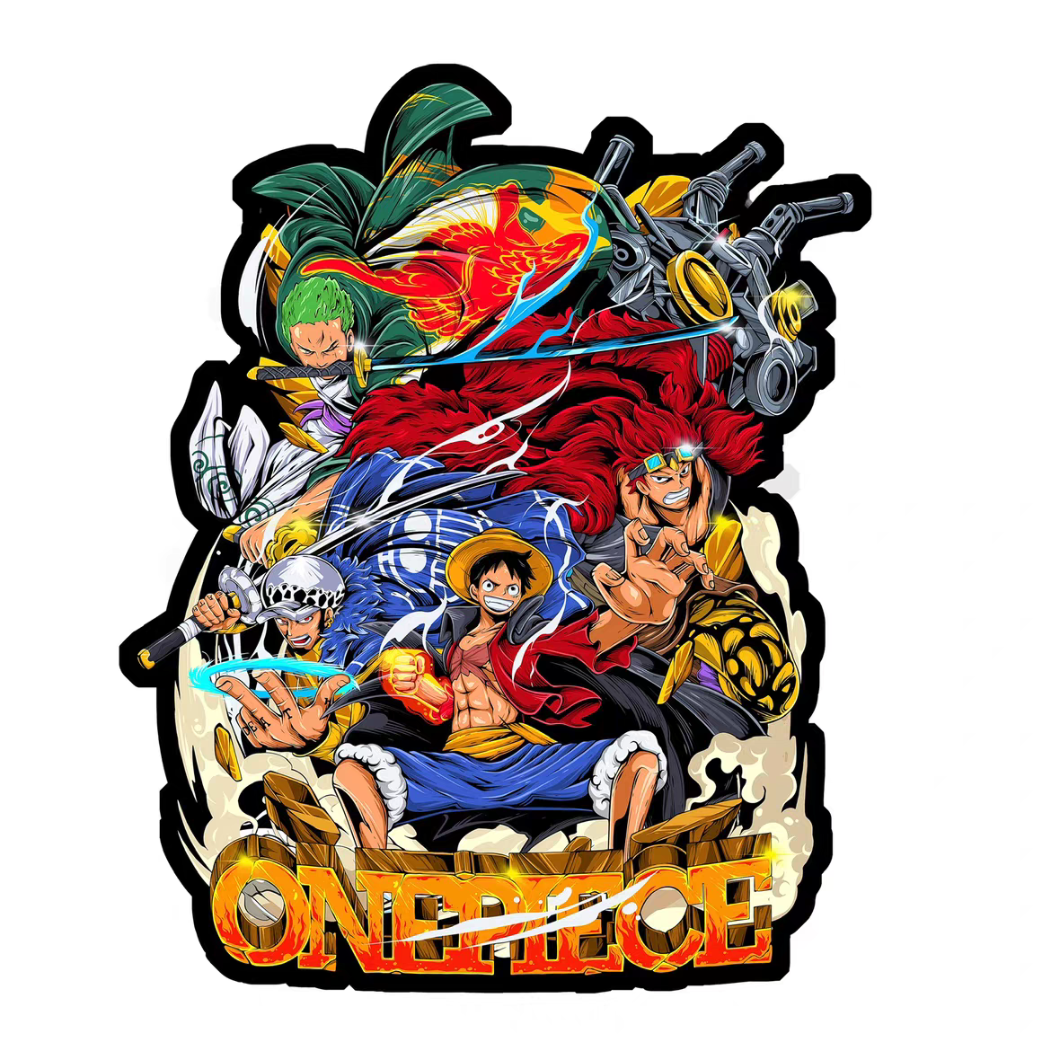 Hand Drawn Doodle Refrigerator Magnet