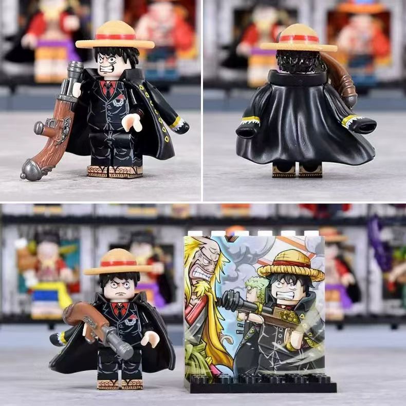 Strong World Luffy Building Block Mini Figure