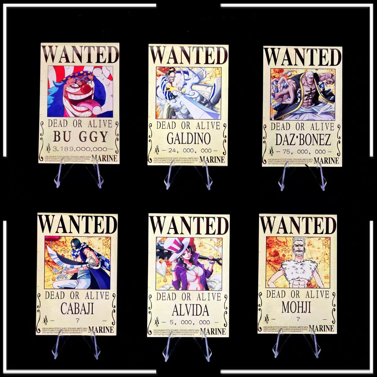 Wanted Poster,Bounty Poster Acrylic Stand