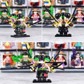 Three Swords Zoro Building Block Mini Figure