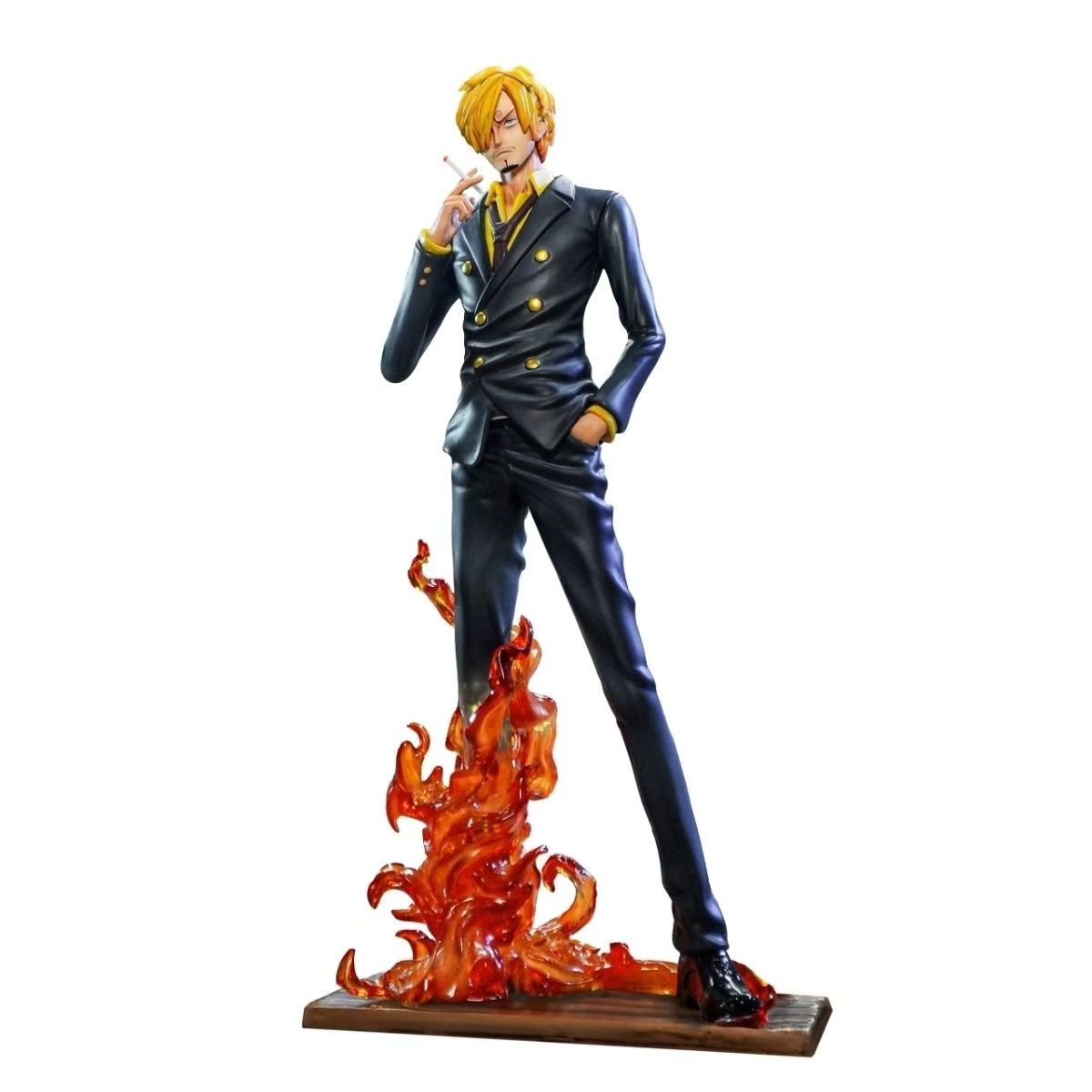 Figura Sanji de Terno Preto – 24 cm