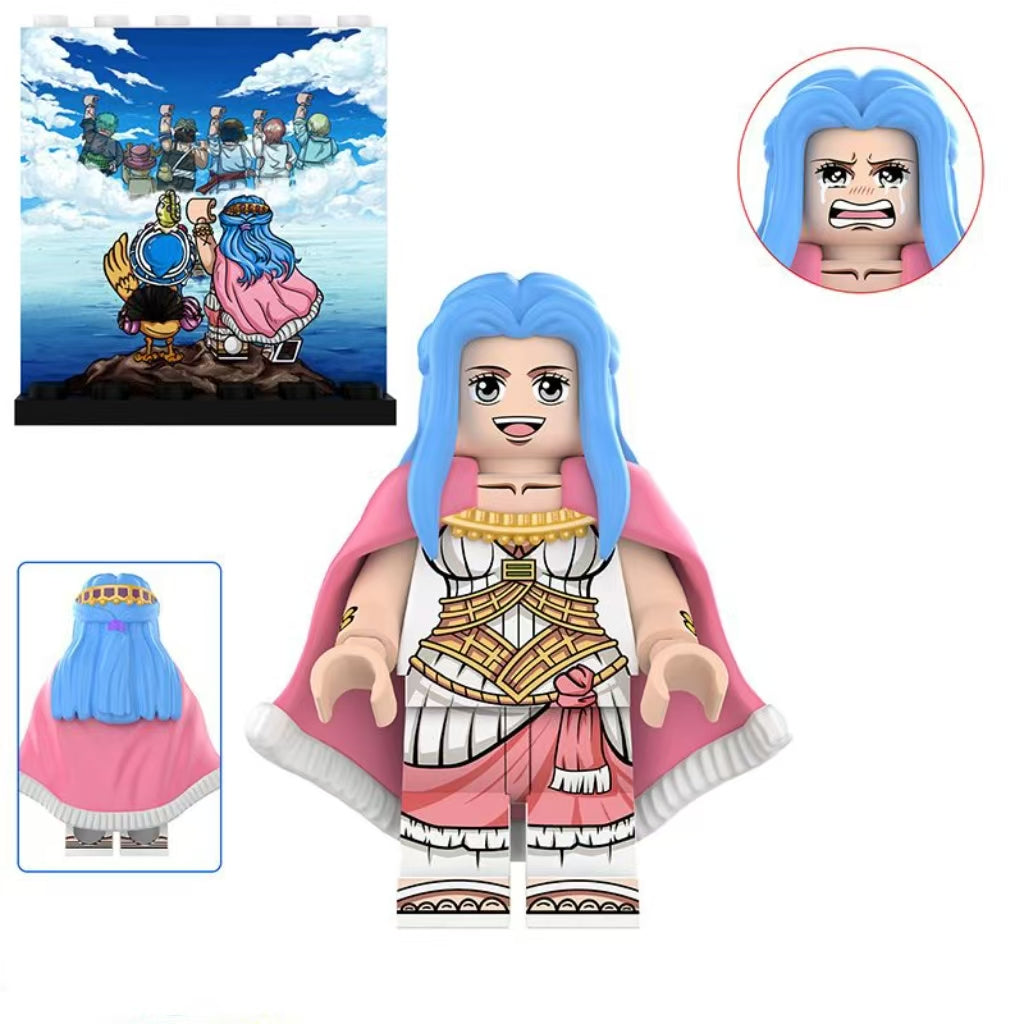 Afro Luffy,Egghead Luffy,Zoro,Nami Building Block Mini Figure