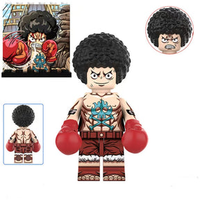 Afro Luffy,Egghead Luffy,Zoro,Nami Building Block Mini Figure