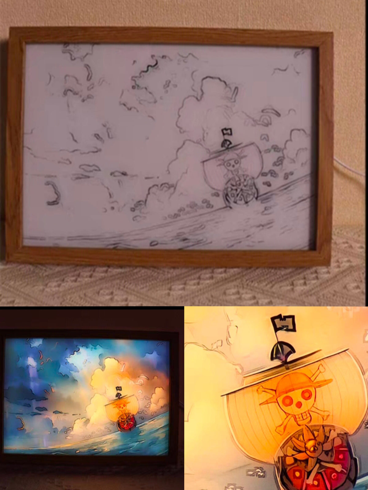 The Going Merry/Thousand Sunny LED Light Painting