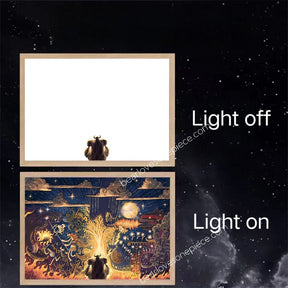 Final War Sketch Art Light Painting Night Light Lamp