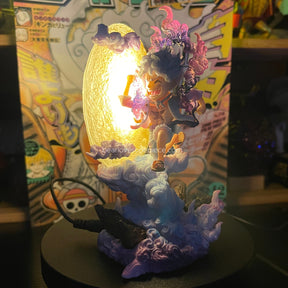 14cm Gear 5 Luffy Running to the Moon Figure Night Light
