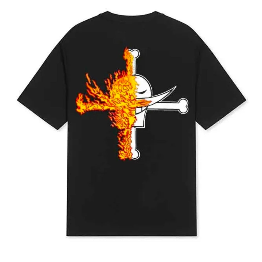 Whitebeard Pirates Ace Printed T-shirt