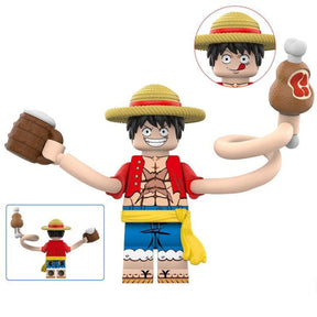 Rubber Luffy Building Block Mini Figure