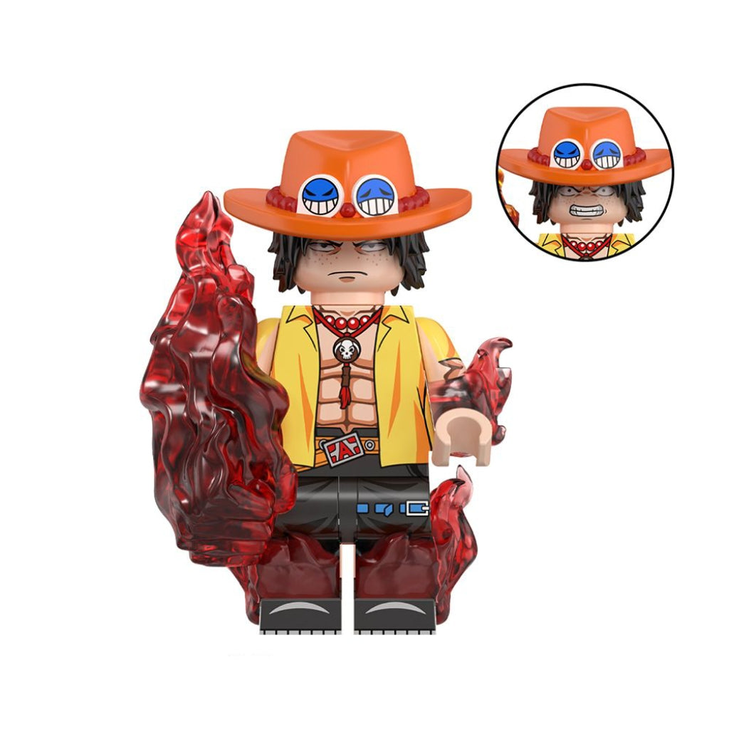 Nova Edição – Mini Figuras Colecionáveis do Nightmare Luffy e do Almirante de Frota Akainu
