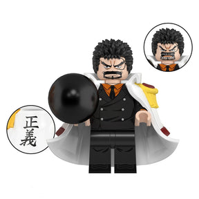 Nova Edição – Mini Figuras Colecionáveis do Nightmare Luffy e do Almirante de Frota Akainu