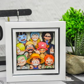 Kid Straw Hat Pirates 3D Paper Art Decorative Painting