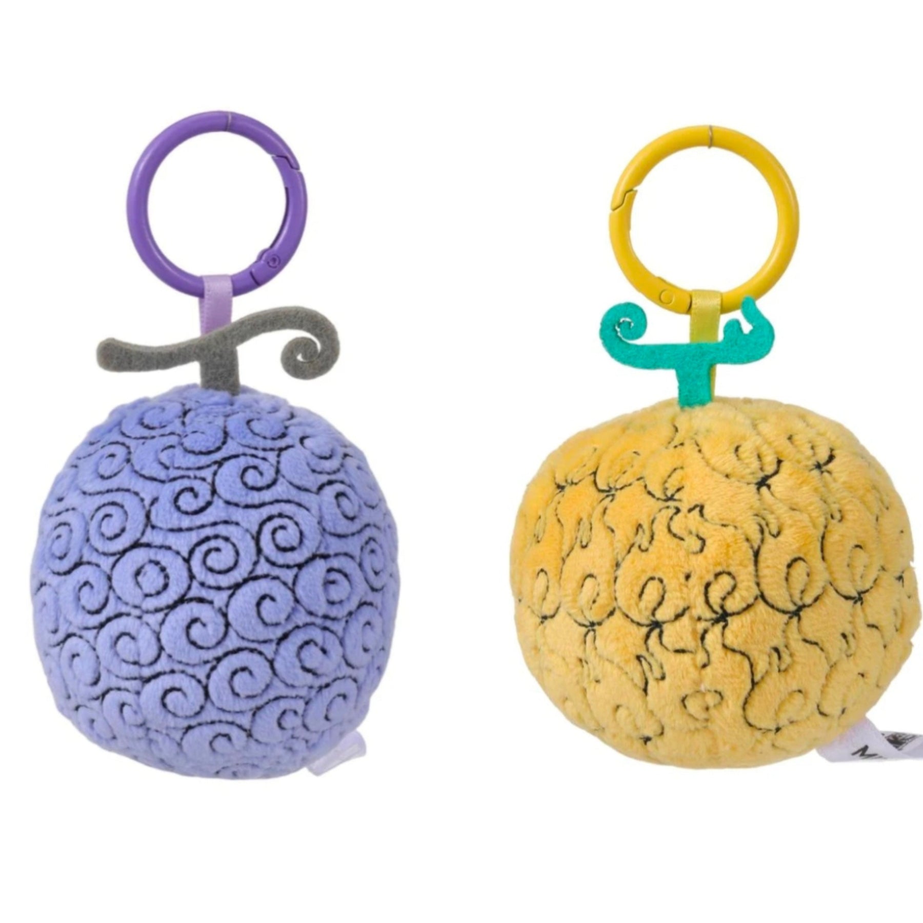 Chaveiro de Pelúcia da Fruta do Diabo do Luffy & Ace