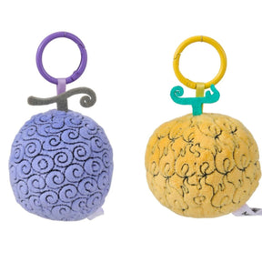 Chaveiro de Pelúcia da Fruta do Diabo do Luffy & Ace