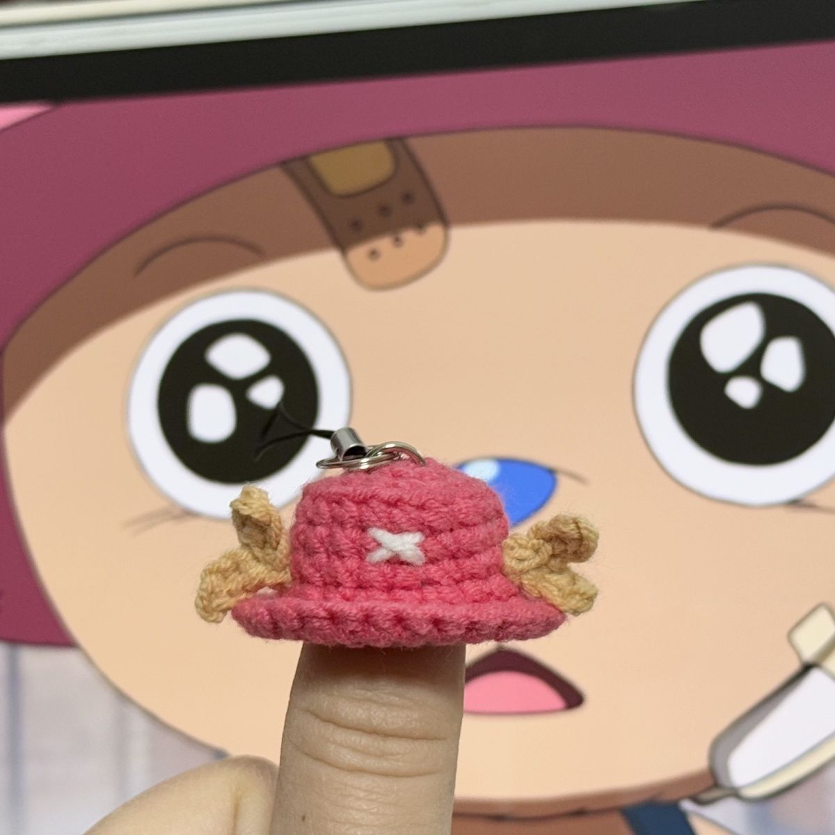 Pingente de Gorro – Ace, Sabo, Luffy e Chopper (penduráveis)