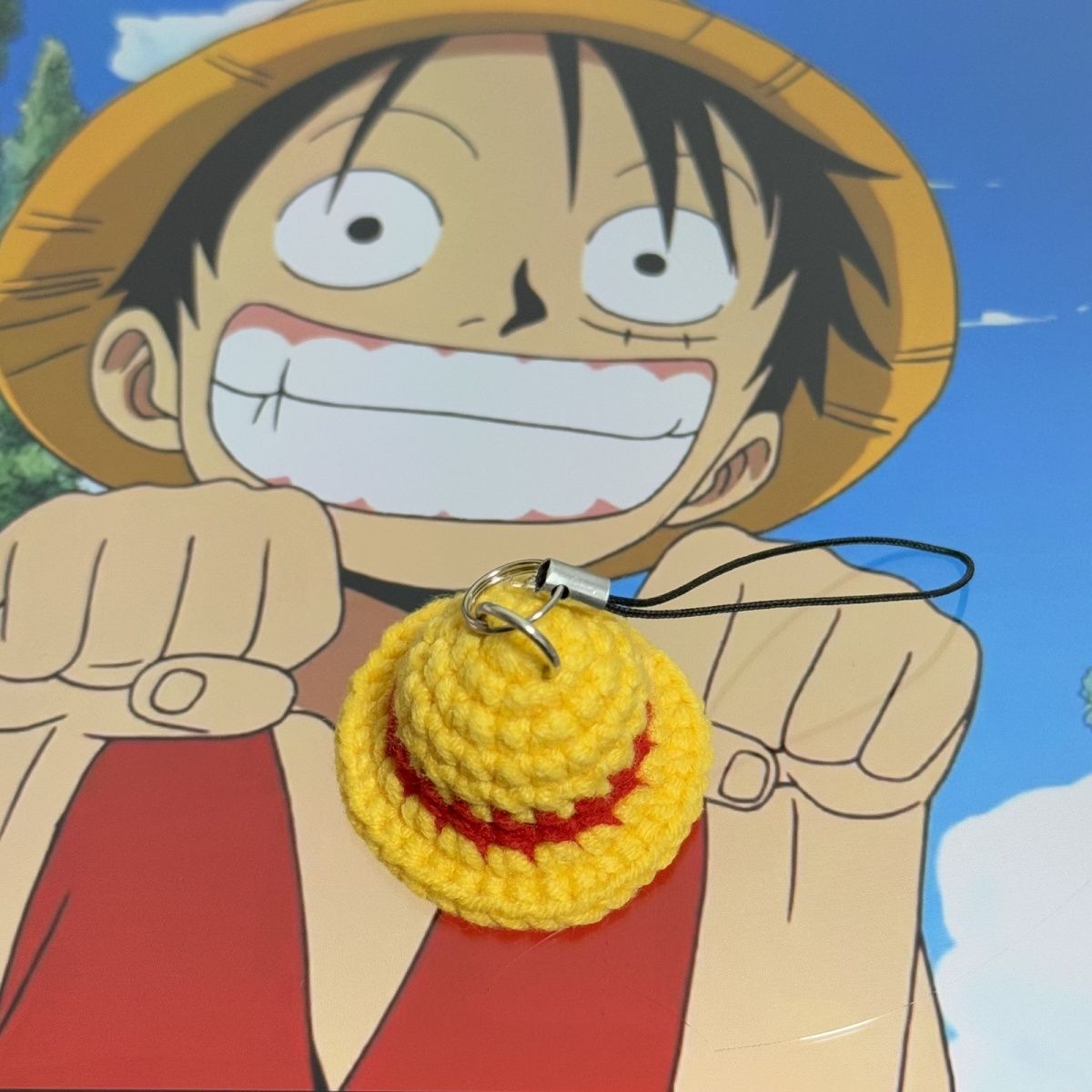 Pingente de Gorro – Ace, Sabo, Luffy e Chopper (penduráveis)