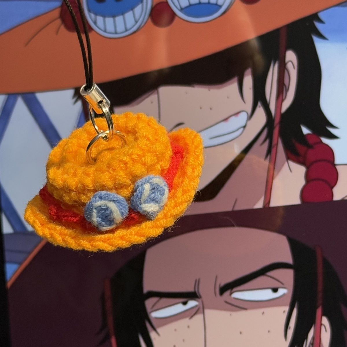 Pingente de Gorro – Ace, Sabo, Luffy e Chopper (penduráveis)