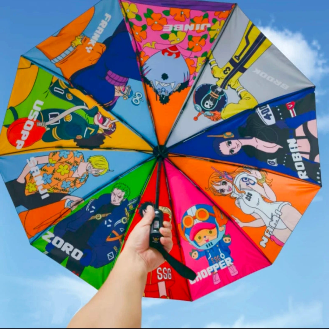 Guarda-chuva Portátil One Piece – Egghead (Todos os Climas)