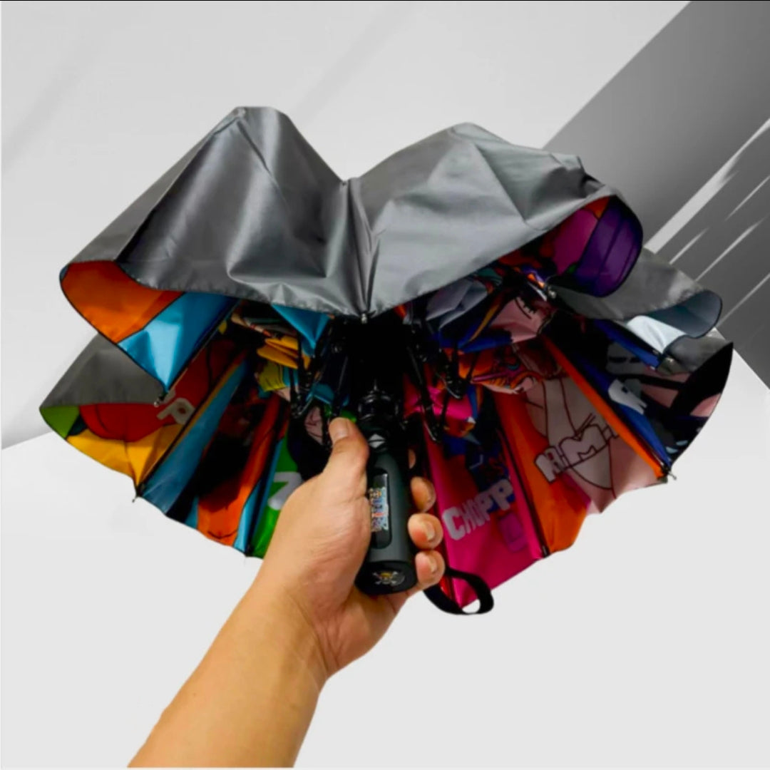 Guarda-chuva Portátil One Piece – Egghead (Todos os Climas)