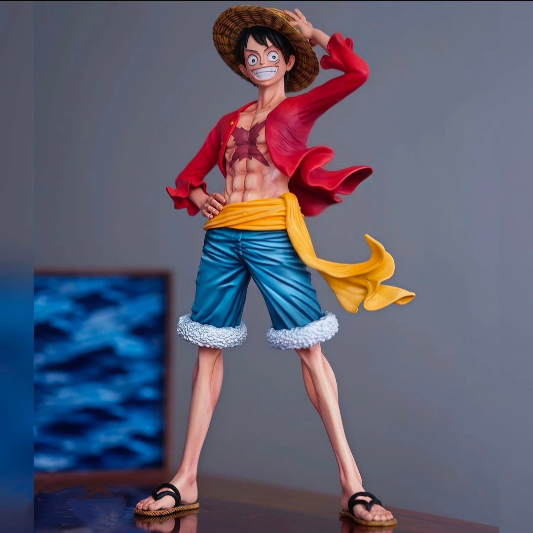 Figura do Luffy pós-timeskip de 23 cm.