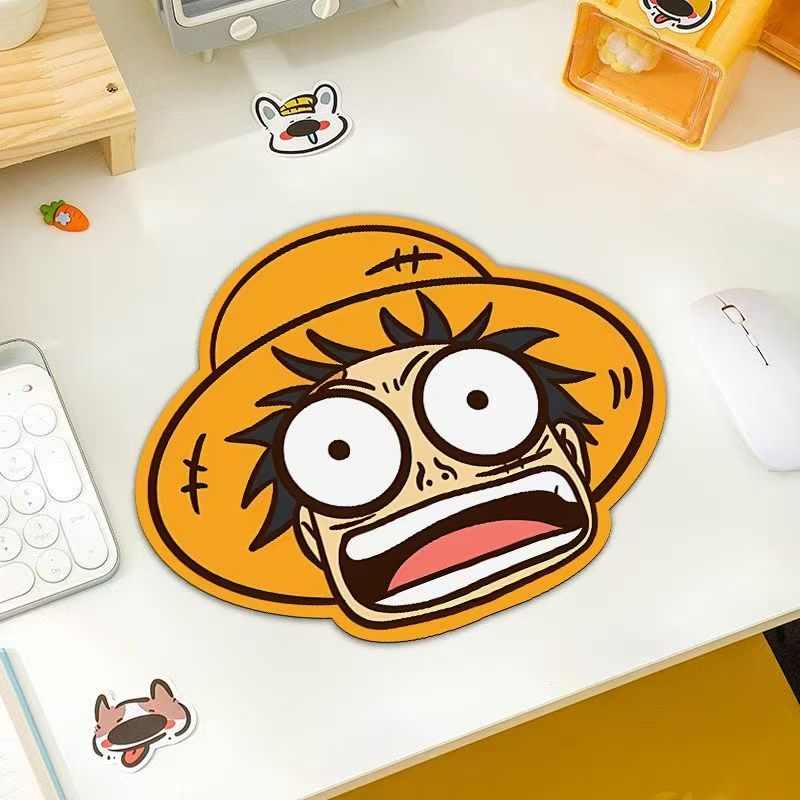 Mousepad fofo com emoji do Luffy