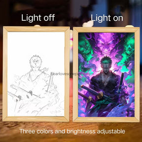 Sketch Art Light Painting Night Light Lamp