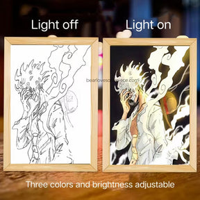 Sketch Art Light Painting Night Light Lamp