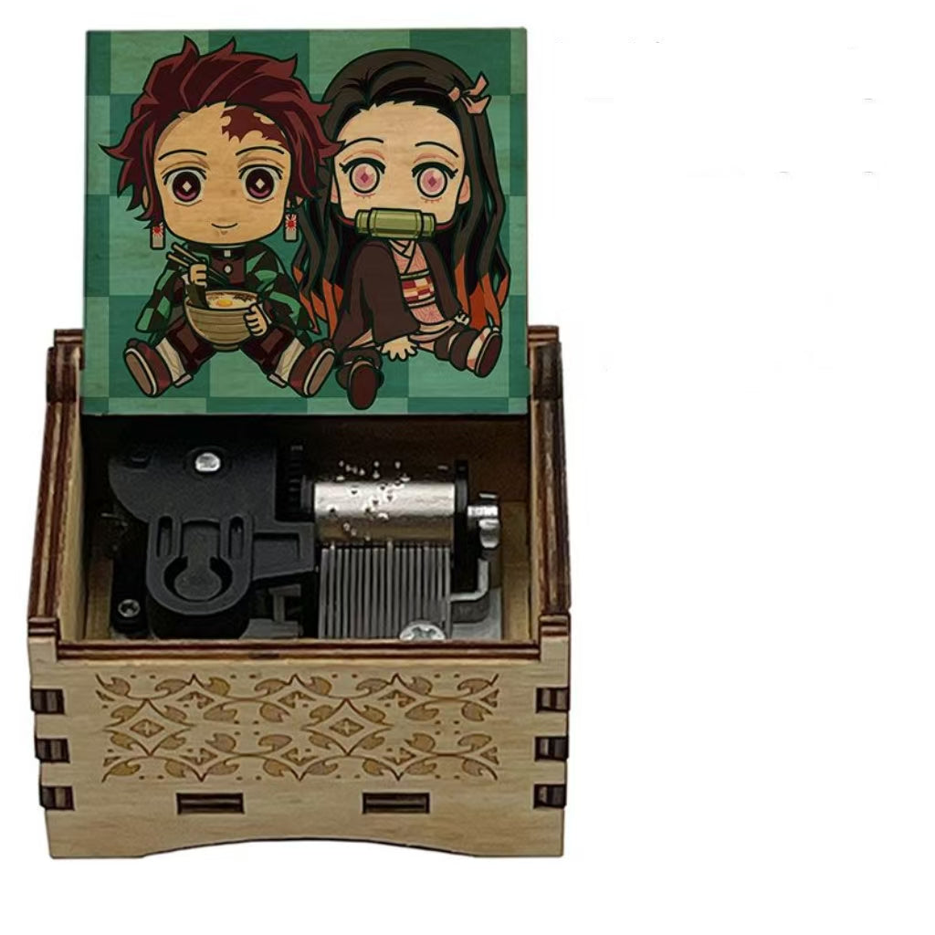 Gurenge Vintage Wooden Music Box