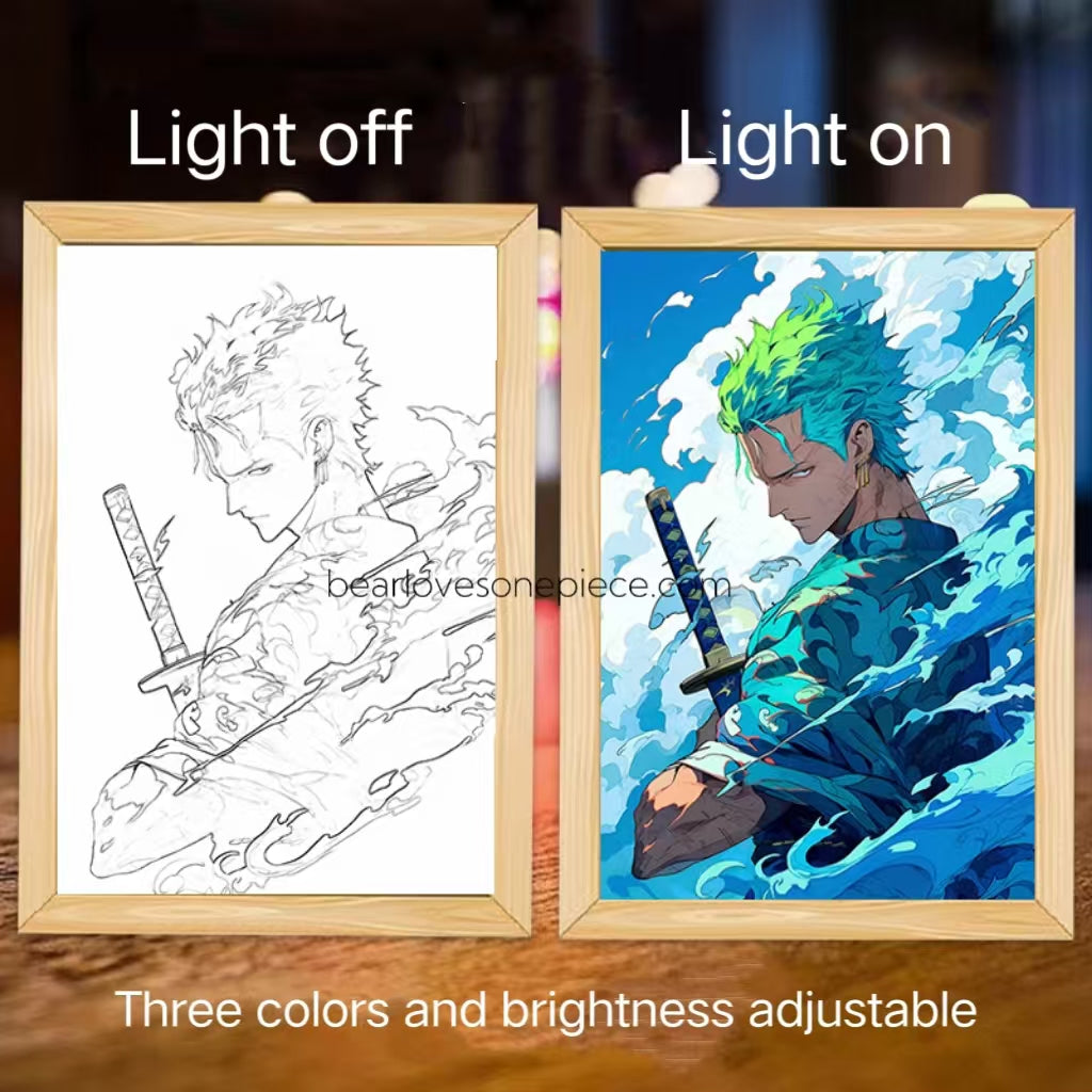 Sketch Art Light Painting Night Light Lamp