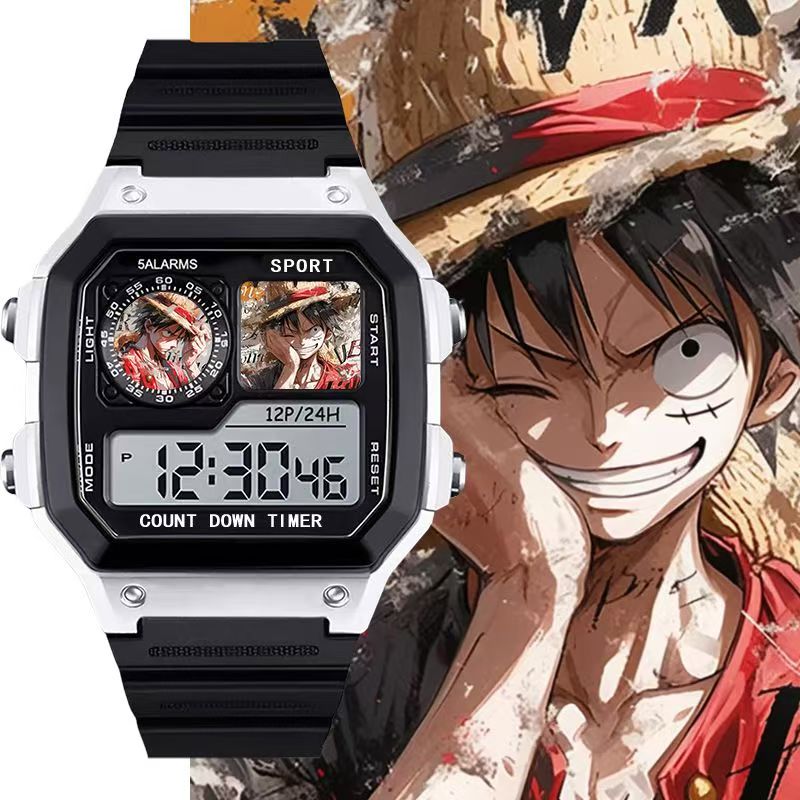 Relógio Esportivo Eletrônico – Luffy